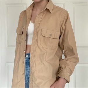 Woolrich | Tan Button Up | Large